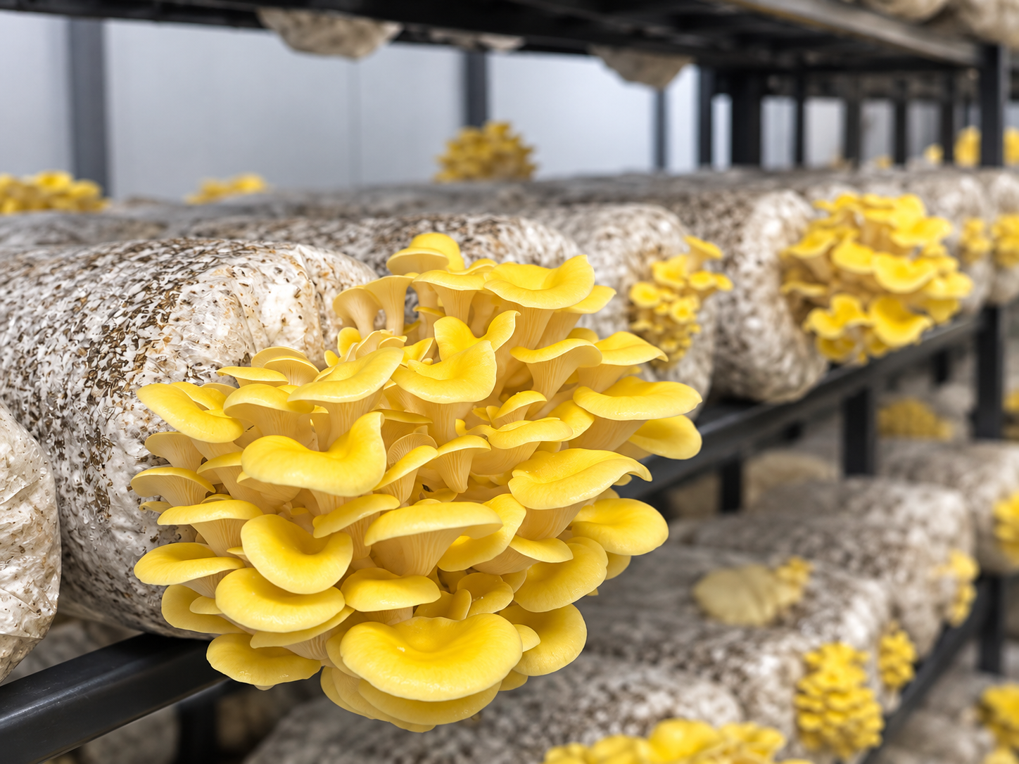 Yellow Oyster Grow Blocks